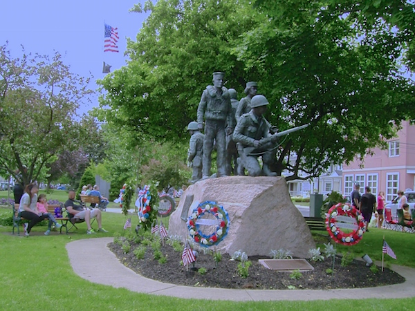 Milford WWII monument