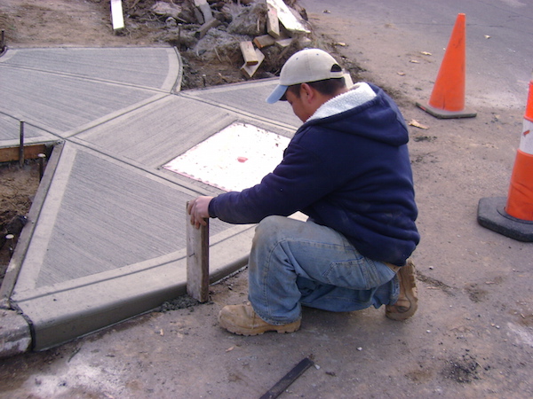 sidewalk curb cut